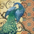 thumbnail image 2 of Brent, Paul 15x15 White Modern Wood Framed Museum Art Print Titled - Peacocks Splendor II, 2 of 4