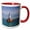 Red/White, variant on 3drose, Chicago Skyline from the Water, Illinois, Usa, 15oz Mug