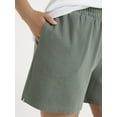 thumbnail image 5 of Terra & Sky Women's Plus Size Pull On Knit Shorts, 7" Inseam, 5 of 6