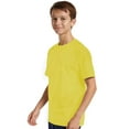 thumbnail image 6 of Couver Boys Cotton Active Short Sleeve Crewneck Shirt 1 Piece, Yellow, Extra Large, 6 of 9