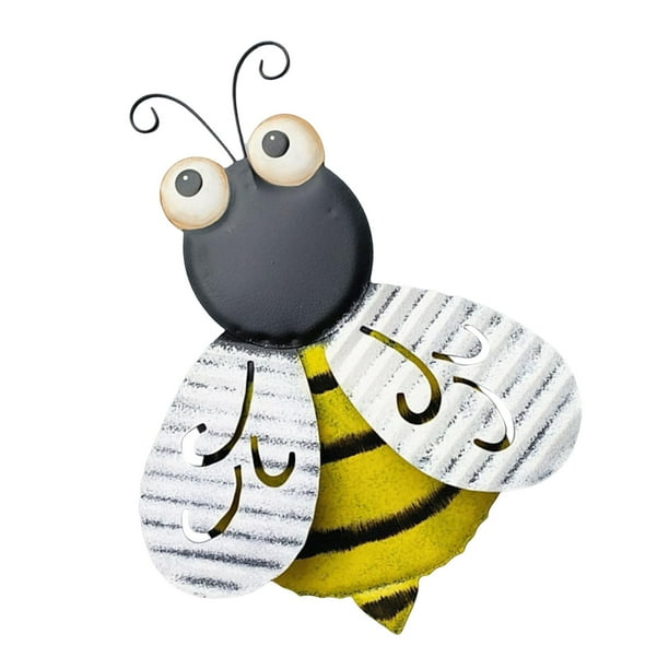 Decoración de pared de abejas Decoración Obra de arte Manualidades Animal Fondo Estatuilla Estatua Pared cara en medio