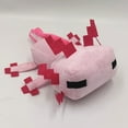 thumbnail image 3 of Peluche de ajolote rosa de 30 cm, bonito soporte, regalo de cumpleaños para niños, decoración del hogar, 3 of 5