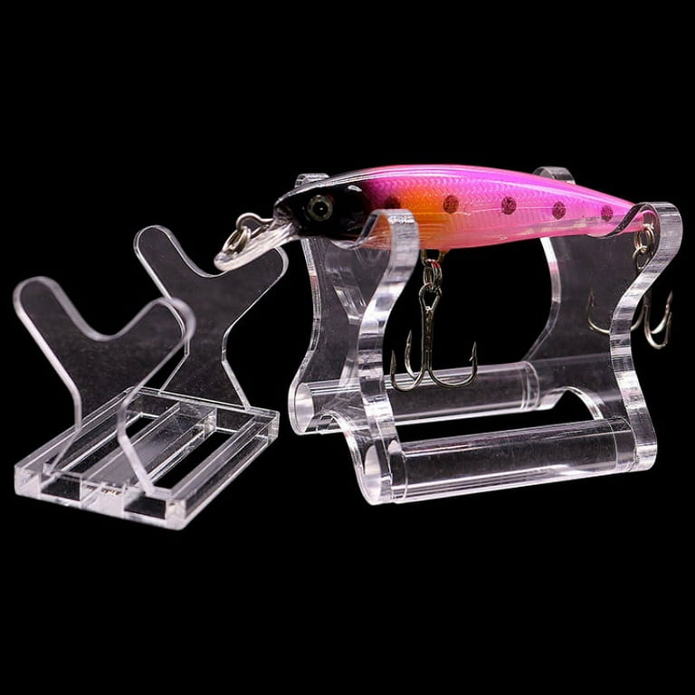 Fishing Lure Display Stand Easels For Store Acrylic Bait Lure Jerkbait  Wobblers Crankbait Show Shelf 