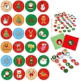 thumbnail image 3 of Christmas Stickers 500 Pcs DIY Gift Box Adhesive Labels for Cake and Biscuit Sealing, 3 of 5