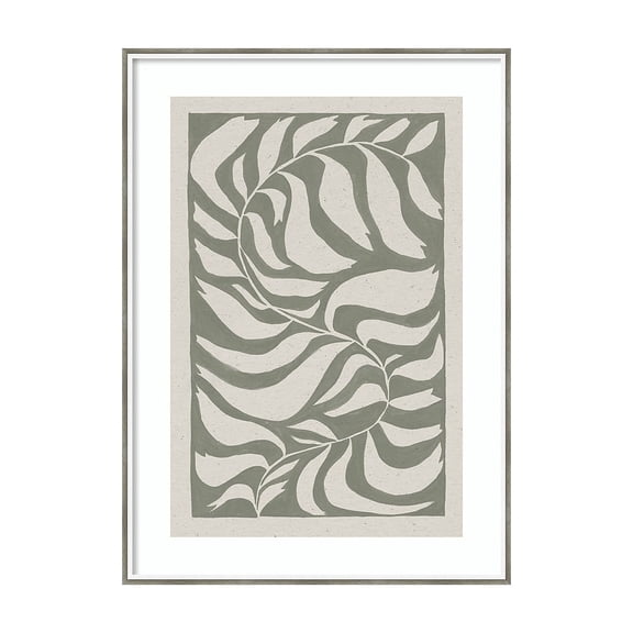 Amanti Art Winding Vine by Moira Hershey Wood Framed Wall Art Print 30" x 41" (A42677390727)