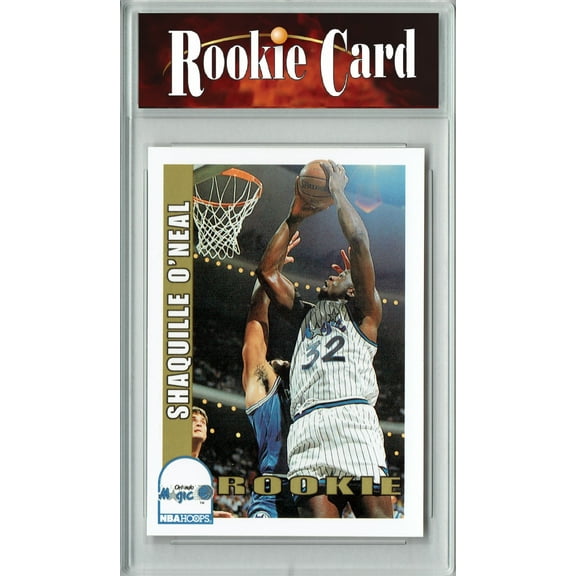 Certified Mint  Shaquille O'Neal 1992 Hoops #442 NBA Rookie Card Orlando Magic