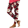 thumbnail image 2 of Roncen Women's Christmas Printed Yoga Leggings - Slim Fit Stretch Workout Pants for Fitness Training & Casual Wear, 2 of 5