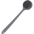 thumbnail image 1 of Cepillo de Silicona para Ducha y Baño con Mango largo Sin BPA hipoalergénico ecológico gris Brillar, 1 of 5