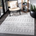 thumbnail image 4 of SAFAVIEH Cabana Allycia Ivory/Grey 2'2"X9' Runner Indoor/Outdoor Area Rug Ivory/Grey, 4'5" x 6'5", 4 of 13