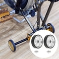 thumbnail image 1 of 1 par de bicicleta plegable Easy Wheel 6cm para bicicleta plegable que transporta piezas de componentes para caminar y empujar - Plata Soledad Bicicleta Plegable Easy Wheels, 1 of 10