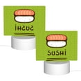 thumbnail image 2 of Fotbe Fresh Sushi Pattern Acrylic Night Light Gift with 3 Color ModesTouch-Sensitive LED Lamp Perfect Gift for Mother's Day, Birthday, or Christmas, 2 of 9
