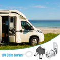 thumbnail image 2 of Unique Bargains 3 Sets RV Cabinet Locks 1-1/8' Cabinet Locks Set with Keys Universal for RV Car Locks Replacement, 2 of 7