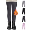 thumbnail image 6 of MUXiin Girls Winter Warm Lined Tights, Soft Thermal Dance Tights for Kids, 6 of 8