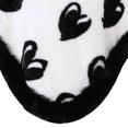 thumbnail image 4 of UTSJKR Women's Heart Print Furry Poncho Shawl, Winter Warm Faux Fur Trim Cape Cloak, Soft Plush Outer Layer for Casual Daily and Holiday Styling White, 4 of 4