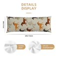 thumbnail image 2 of Body Pillow Cover - Soft Body Pillow Pillowcase, Modern Cool Horse Breathable Long Body Pillow Case Cover with Invisible Zipper 20x60in, 2 of 5