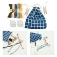 thumbnail image 1 of Prácticas tarjetas para tejer, tabletas, papel, telar, tarjetas, para principiantes, superficie para telar, suministros para niños y adultos C perfecl Tejiendo Cartas, 1 of 8