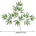 thumbnail image 2 of Qixi Spring Decor Artificial Green Green Greenery Leaf Leave Simulation Greenery Stemsfor Home Hotel Green Clearance Sale!, 2 of 2