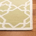 thumbnail image 3 of Safavieh Dhurries Edgar Geometric Area Rug, Olive/Ivory, 6' x 9', 3 of 10