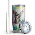 thumbnail image 3 of Chihuahua Gift for Women/Men,Chihuahua Insulated Tumbler Stainless Steel 20 oz (Chihuahua), 3 of 5