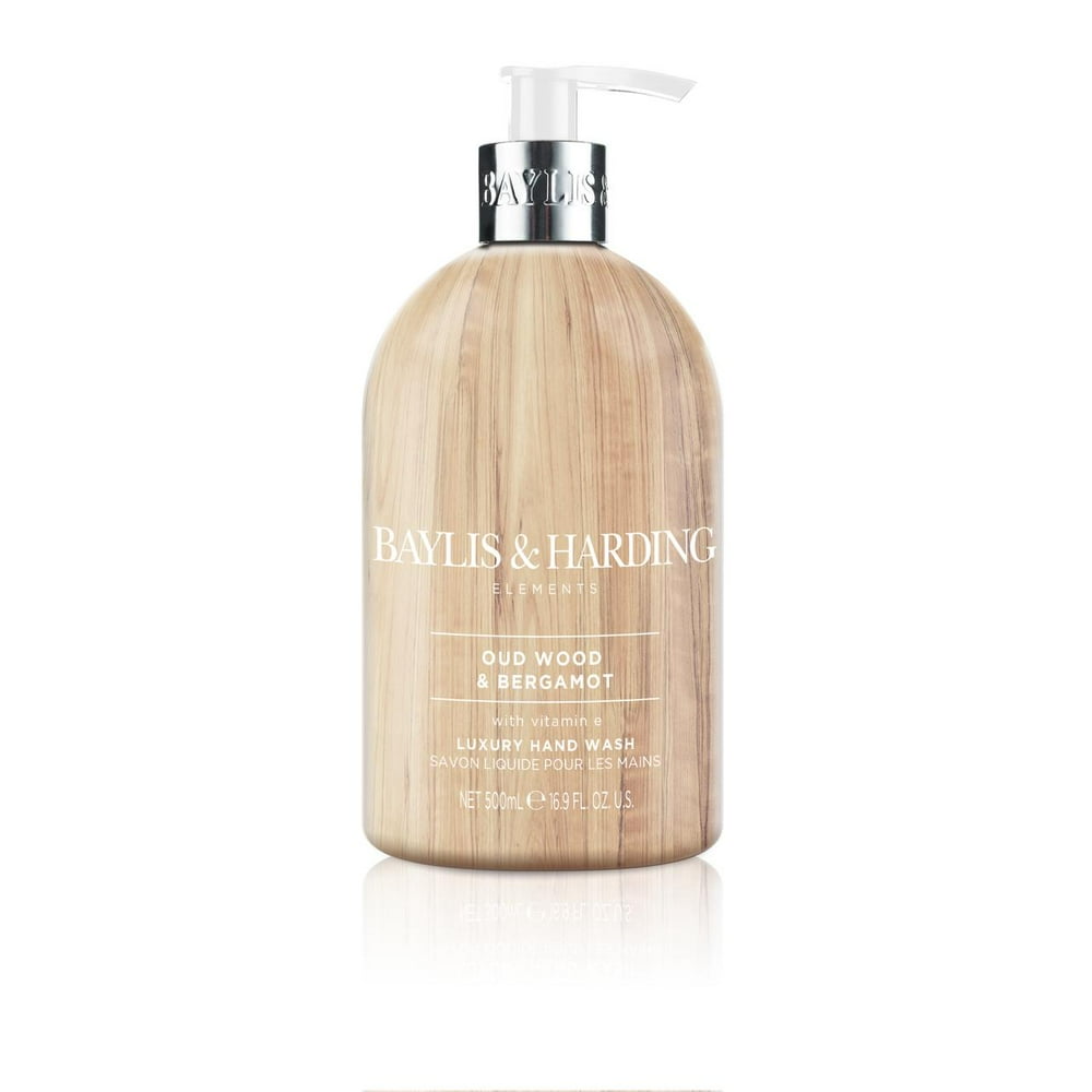 Baylis and Harding Elements 500ml Hand Soap, Oud Wood & Bergamot