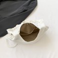 thumbnail image 3 of Bolsos de mano para mujer, correa de hombro ajustable, bolsos de bola de masa fruncida, monedero de moda Retro, 3 of 9