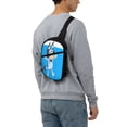 thumbnail image 7 of Lsque Bluey Pattern Chest Package – Foldable Waterproof Chest Bag with Adjustable Shoulder Strap, Double Zipper Compartments & D-Buckle Design, 7 of 7