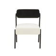 thumbnail image 2 of Jolene Cream Velvet Accent Chair, 2 of 5