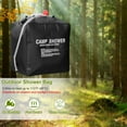 thumbnail image 6 of 2024 Solar Shower Bag Portable Shower for Camping Heating Camping Shower Bag 10 Gallons/40L Hot Water  for Camping Beach, 6 of 8