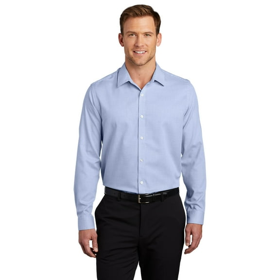 Port Authority Pincheck Easy Care Shirt W645