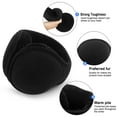 thumbnail image 5 of Loritta 2 Pacs Winter Earmuffs for Women, Warmer Fleece Classic Accessory Gift Outdoor Black and Gray, 5 of 6
