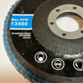 thumbnail image 4 of VIVIAN- 10Pcs 4-1/2 Zirconia Flap Sanding Disc 40 Grit 4.5 Angle Grinder Grinding Wheels, 4 of 5