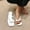 White, variant on Viluyesy Women's Flip Flops Sandals, Square Toe Elegant Bow Low Heels Summer Casual Slip-On Shoes White 5