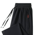 thumbnail image 5 of DODADAWANJ Men's Soft Sweatpants with Zipper Pockets Tapered Joggers Pants Big and Tall Drawstring Waist Gym Pants for Fitness Camping Daily XXXXXL, 5 of 6