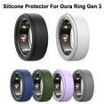 thumbnail image 4 of Soft Elastic Anti-Scratch Sweat-resistant Silicone Silicone Cover Protector Smart Ring Protective Case PURPLE S, 4 of 7