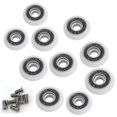thumbnail image 1 of Set Of 8 Replacement Wheels For 19mm Diameter Shower Door -aoba, 1 of 5