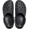 thumbnail image 4 of Zueco Crocs Classic con plataforma con purpurina para mujer, negro, 7 mujeres, 4 of 8