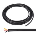 thumbnail image 1 of Uxcell Cable Eléctrico 24AWG 3 Conductores UL2464 Cobre Estañado 10m Cordón de Extensión Flexible de Baja Tensión, 1 of 6