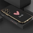 thumbnail image 2 of S24 Case For Samsung Galaxy S23 Ultra S22 S21 Plus S20 fe S10 a15 a25 Soft Luxury Plating Silicone Shockproof Cover Coque, 2 of 5
