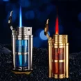 thumbnail image 5 of Retro Metal Transparent Fuel Container Torch Windproof Butane Gas Lighter Gift for Men Cigarette Accessories Cigar Lighter Smoking Lighter, 5 of 5