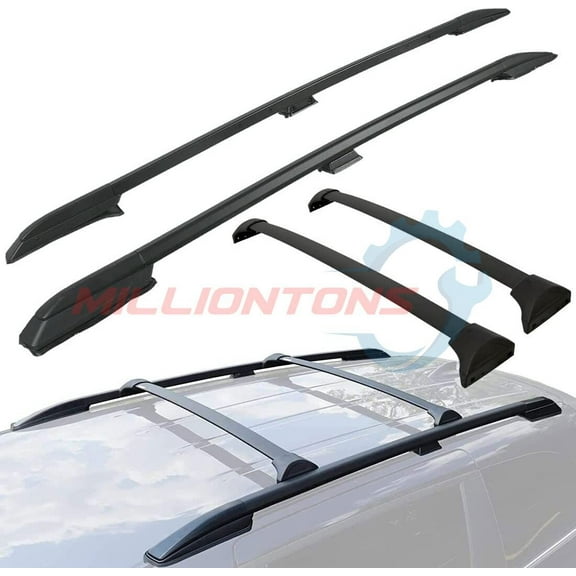 Roof Rack Cross Bars & Side Rail Kit for 2018-2025 Honda Odyssey Aluminum Cargo