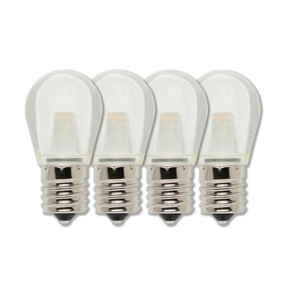 Westinghouse 4511420 10W Equivalent S11 Clear LED Light Bulb with Intermediate Base (4 Pack), Clear