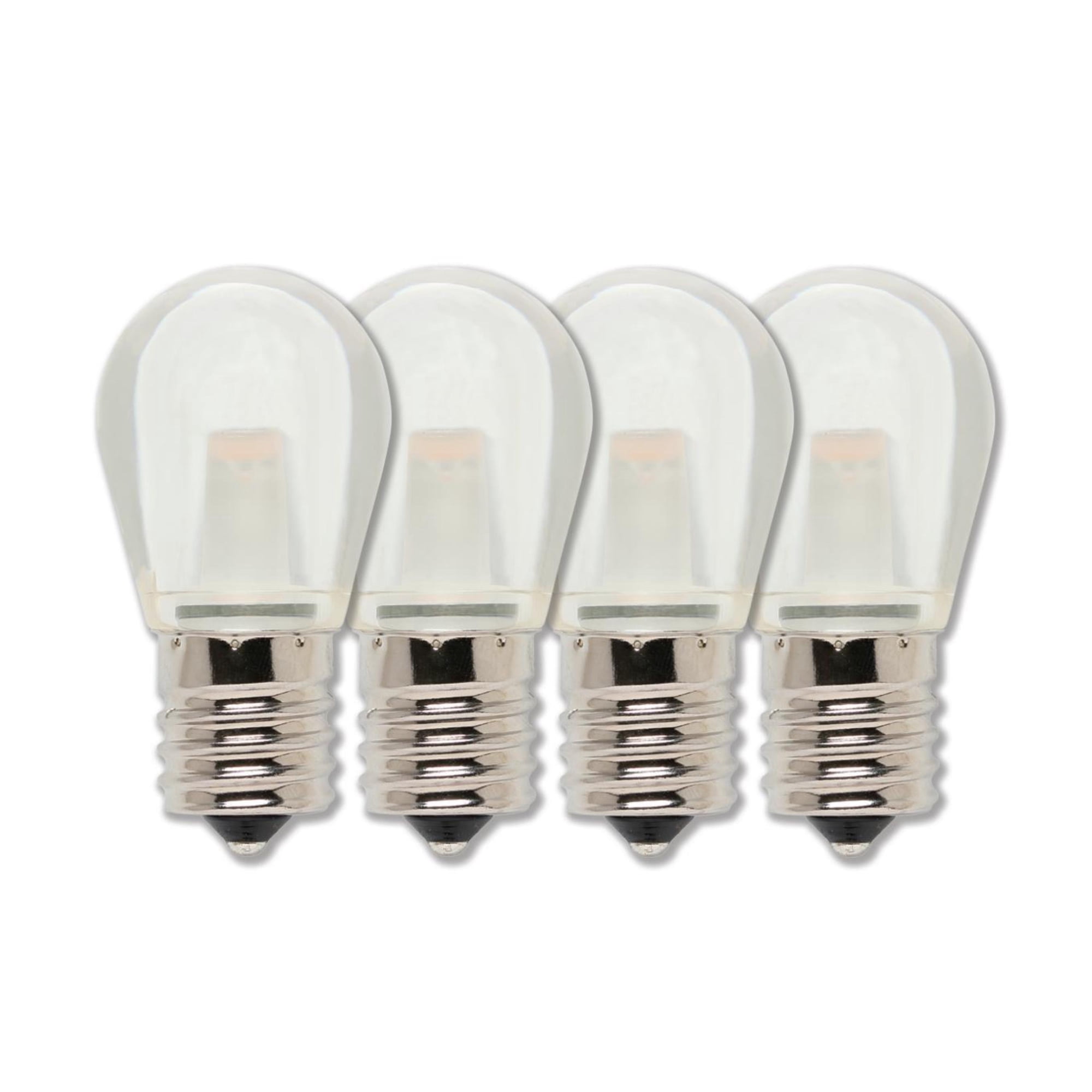 Westinghouse 4511420 10W Equivalent S11 Clear LED Light Bulb with Intermediate Base (4 Pack), Clear