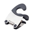 thumbnail image 1 of Pot Clip Spoon Holder Kitchen Stainless Steel Spatula Utensil Gadget Rest Accessory (Black), 1 of 8
