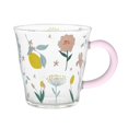 thumbnail image 2 of Taza de Café BLESIY de Cristal Floral 400ml, Taza de Té Resistente al Calor, 2 of 8