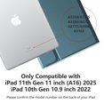 thumbnail image 2 of Funda con teclado MMK para iPad de 11.ª y 10.ª generación con Bluetooth, 2 of 7