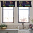 thumbnail image 3 of LALILO Kitchen Curtain Valance Neon Sign Theme Summer Rod Pocket Window Curtain 52"x 18" Set of 2, 3 of 5