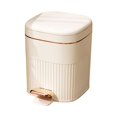 thumbnail image 1 of Papelera de cocina mayimx Bote de basura 2 en 1 Pedal 8L Blanco, 1 of 9