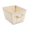 Baby Connection Solid Small Canvas Bin
