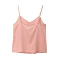 thumbnail image 3 of Amazhiyu Womens Linen Camisole Tank Top V-Neck Sleeveless Loose Adjustable Strap Casual Summer Cami Tops, 3 of 5