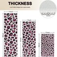 thumbnail image 4 of Pink and Black Of Leopard Print Kitchen Rugs Sets Of 3,Kitchen Runner Rugs Non Skid Washable,Decorative Kitchen Floor Mats for Kitchen,Sink,Laundry,17"x30"+ 17"x47" + 17"x59", 4 of 6